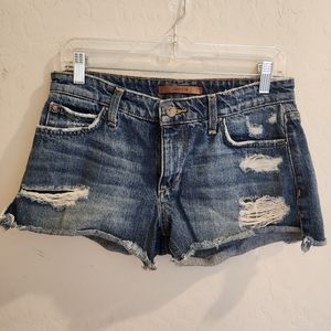Women's Joe's distressed short shorts